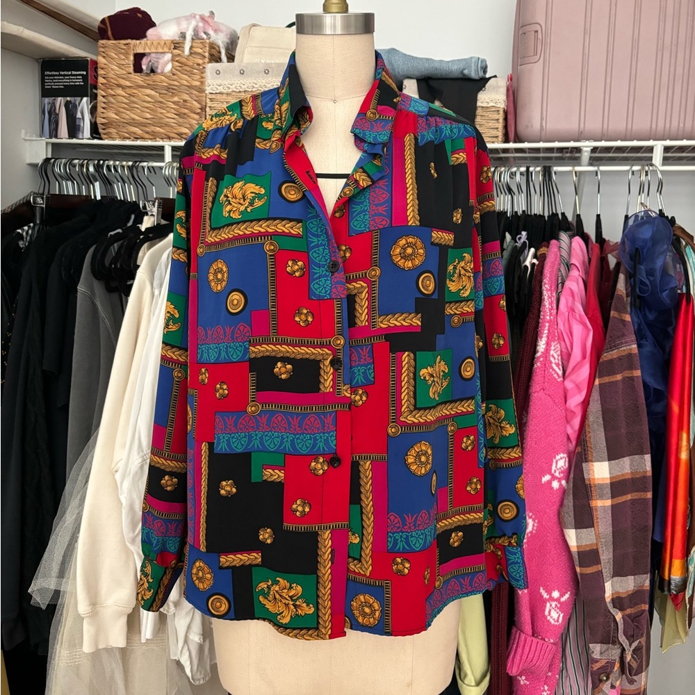 Unique Patterned Blouse